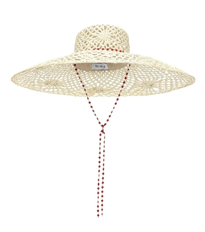 Maison Michel Brigitte Straw Hat In Beige