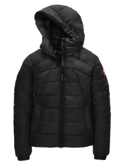 Canada Goose Arctic Program Abbott Packable Down Hoodie In Black