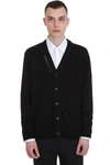 GIVENCHY CARDIGAN IN BLACK WOOL,11338465