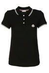 MONCLER LOGO PATCH POLO SHIRT,8A7020084667 999