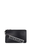 GIVENCHY MINI POUCH CLUTCH IN BLACK LEATHER,11338161