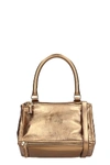 GIVENCHY PANDORA SMALL HAND BAG IN BRONZE LEATHER,11338154
