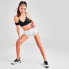 Nike Women's Dri-fit Solid Tempo Running Shorts In White