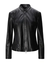 Peuterey Biker Jacket In Black