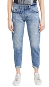 DL 1961 RILEY TAPERED MID RISE BOYFRIEND JEANS