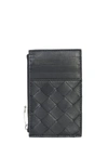 BOTTEGA VENETA WOVEN NAPPA CARD HOLDER,11340160