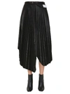 HELMUT LANG PLEATED SKIRT,11340281