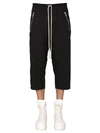 RICK OWENS CROPPED TROUSERS,11340134