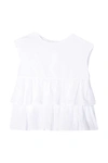 Il Gufo Ruffle-trim Sleeveless Blouse In Cord. 15