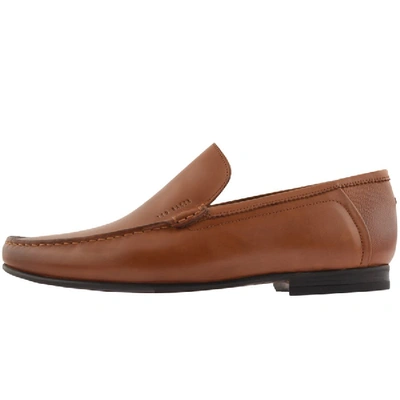 Ted Baker Lassil Leather Shoes Brown In Tan