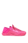 Dolce & Gabbana Slip On Ns1 In A Mix Of Materials In Fuchsia,pink