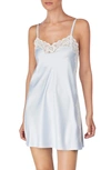 LAUREN RALPH LAUREN LACE TRIM SATIN CHEMISE,LN21684