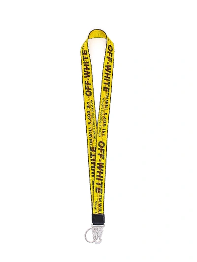 Off-white Key Rings In Yellow