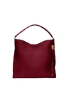 Tom Ford Alix Small Calfskin Hobo Bag In Red