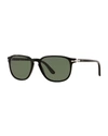 Persol Po2803s Black Sunglasses In Black/green