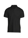 Rag & Bone Slim-fit Logo-embroidered Cotton-jersey Polo Shirt In Black