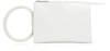 JIL SANDER HANDBAGS TOOTIE SMALL TUBE ANTIQUE WHITE CALF LEATHER POUCH