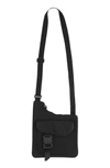 Alyx Asymmetrical Nylon Messenger Bag In Black