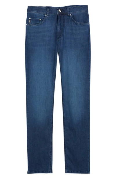 Brax Cooper Pure Straight Leg Jeans In Blue Water