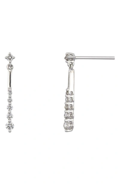 Bony Levy Linear Diamond Earrings In White Gold/ Diamond
