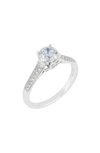 BONY LEVY TAPERED CATHEDRAL ROUND ENGAGEMENT RING SETTING,WNR1273W