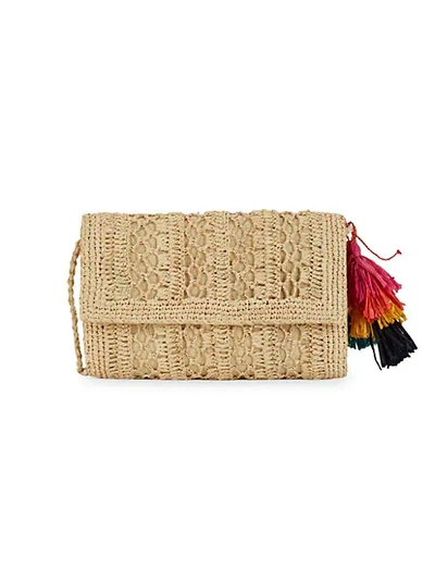 Mar Y Sol Anabel Woven Crossbody Bag In Natural