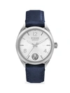 VERSUS LEXINGTON STAINLESS STEEL LEATHER-STRAP WATCH,0400012602693