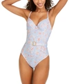 WEWOREWHAT WEWOREWHAT WALLPAPER FLORAL PRINTED DANIELLE ONE-PIECE SWIMSUIT, CREATED FOR MACY'S WOMEN'S SWIMSUIT
