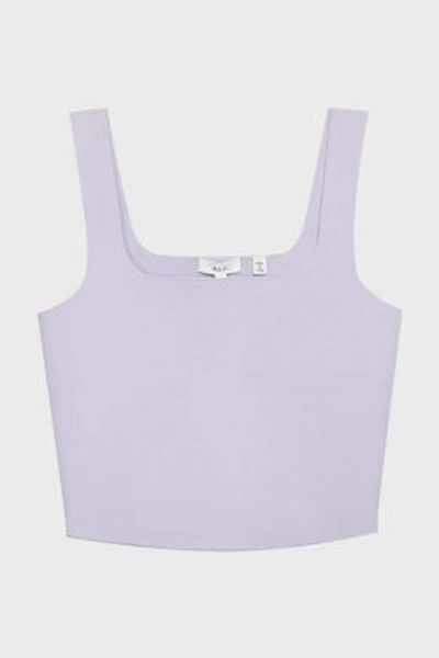 A.l.c Victoria Knit Sleeveless Top In Lilac Purple