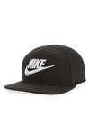 Nike Little Boys Embroidered Logo Snap-back Cap In Black