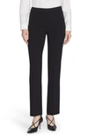 Lafayette 148 Plus Size Barrow Straight-leg Crepe Pants In Black