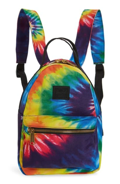 Herschel Supply Co Mini Nova Backpack In Rainbow Tie Dye