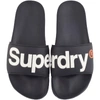 SUPERDRY SUPERDRY CLASSIC POOL LOGO SLIDERS NAVY,133867