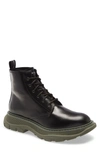 ALEXANDER MCQUEEN PLATFORM COMBAT BOOT,604250WHXHA