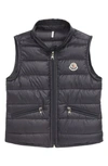 MONCLER WATER RESISTANT QUILTED DOWN NYLON VEST,F19541A1112053334