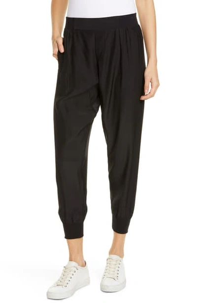 Atm Anthony Thomas Melillo French Cotton-terry Track Pants In Black