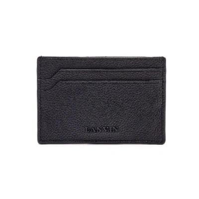 Lanvin Wallet In Black - Blue