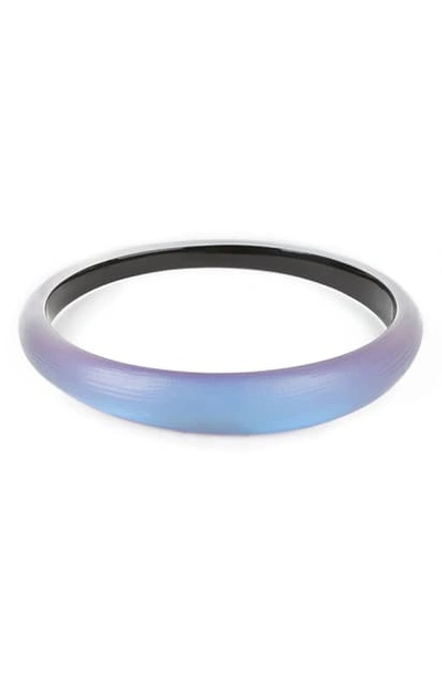 Alexis Bittar 'lucite' Skinny Tapered Bangle In Iridescent Iris