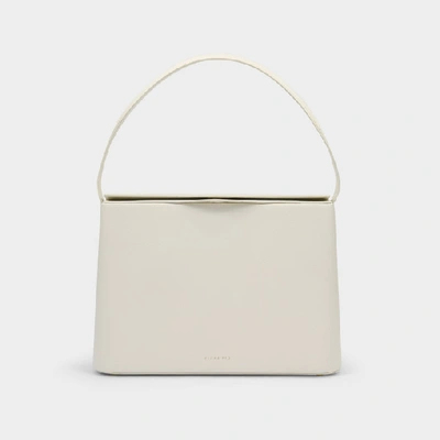 Rejina Pyo Felix Small Leather Top Handle Bag In White