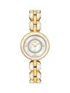 FENDI MY WAY YELLOW GOLDTONE STAINLESS STEEL, DIAMOND & MOTHER-OF-PEARL BRACELET WATCH,0400011823527