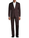 BURBERRY SOHO-FIT WOOL & MOHAIR SUIT,0400012465315