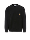 Carhartt Wip Mens Black Pocket Brand-patch Cotton-jersey Sweatshirt In Black