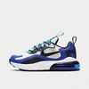 Nike Boys' Little Kids' Air Max 270 React Casual Shoes In White/blue