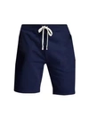 Polo Ralph Lauren Drawstring Fleece Shorts In Cruise Navy