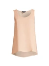 Lafayette 148 Women's Finnley Silk Top In Macaroon