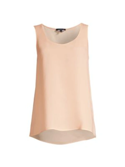 Lafayette 148 Women's Finnley Silk Top In Macaroon