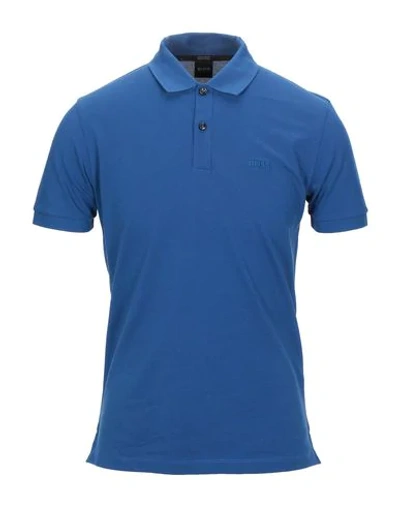 Hugo Boss Polo Shirt In Azure