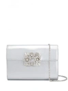 ROGER VIVIER Bouquet Leather Clutch