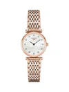 Longines La Grande Classique Two-tone & Diamond Bracelet Watch In Mother Of Pearl