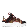Gcds Camouflage Print Chunky Sole Sneakers In Black/multicolor